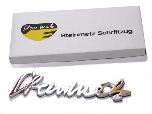 Steinmetz schriftzug chrom - steinmetz-schriftzug,