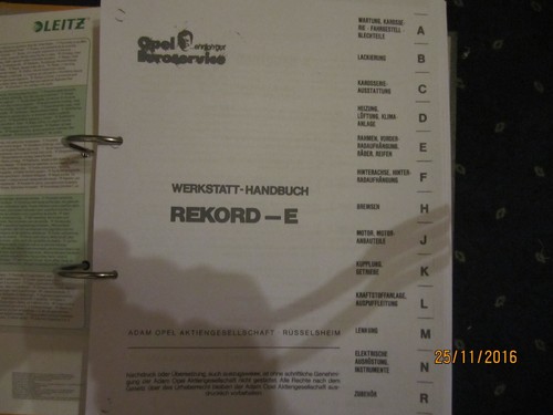 Opel rekord commodore c - e,