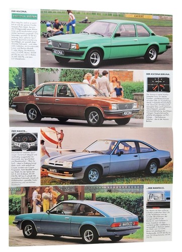Opel ascona manta rekord - ascona, b